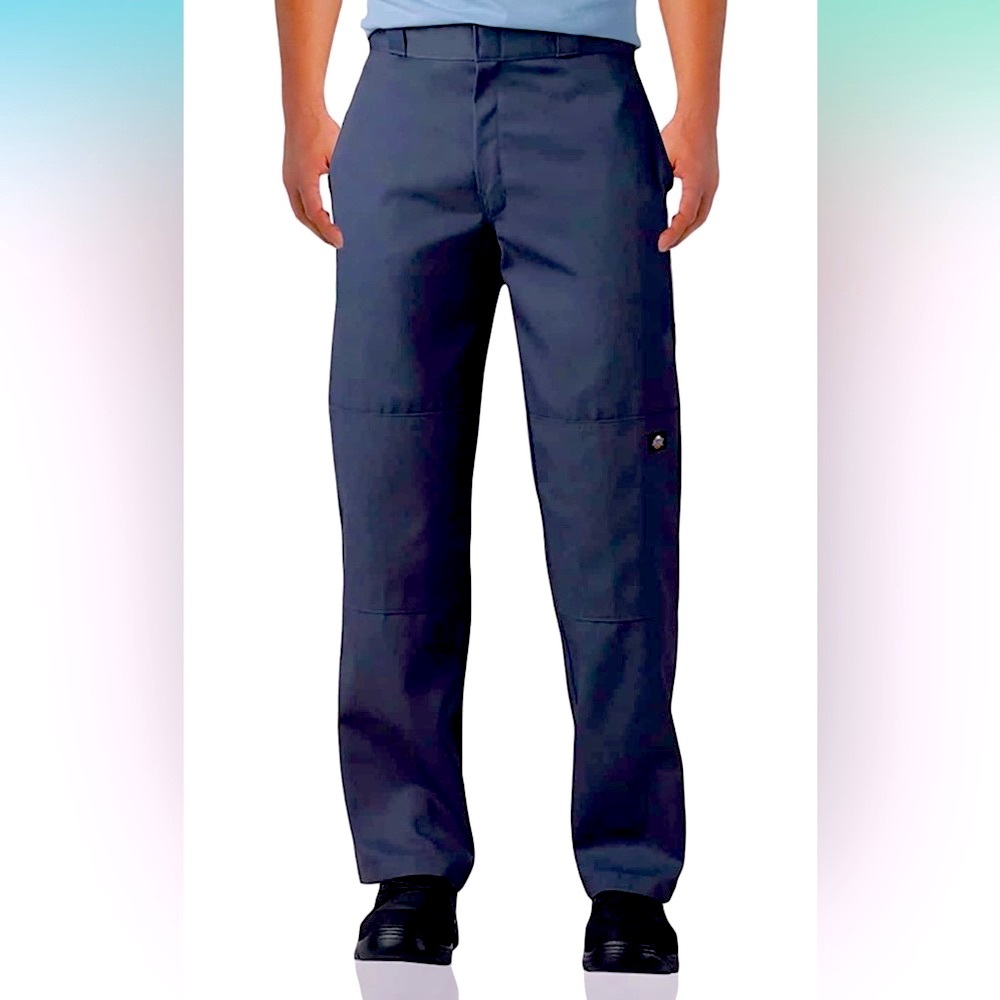 Dickies Men’s Loose Fit Double Knee Work Pant 38Wx30L Dark Navy